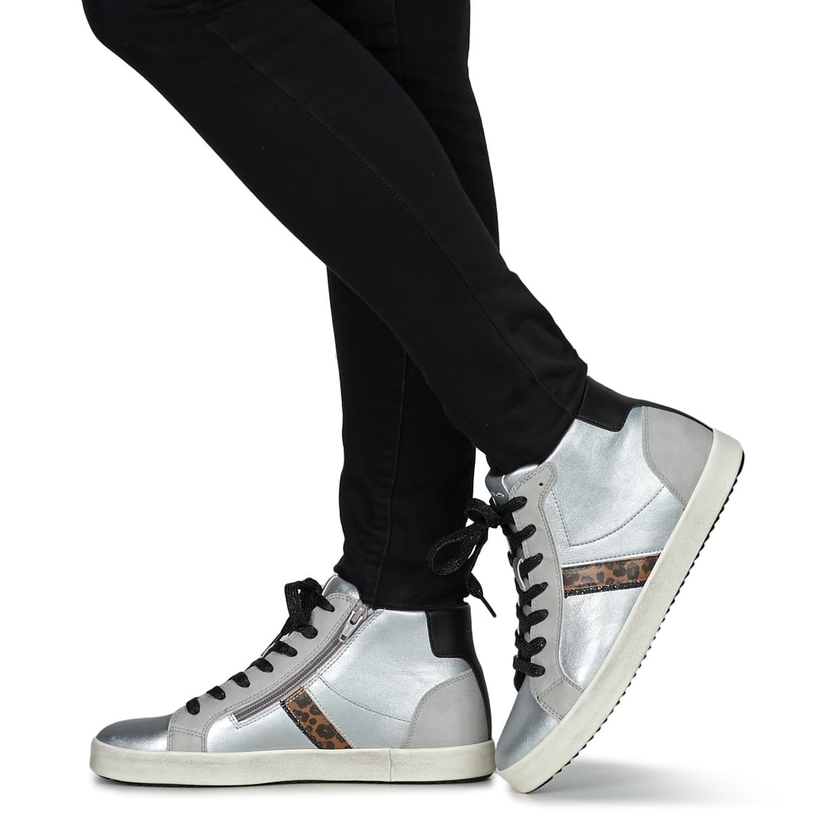 Women's Sneakers Geox Silver
