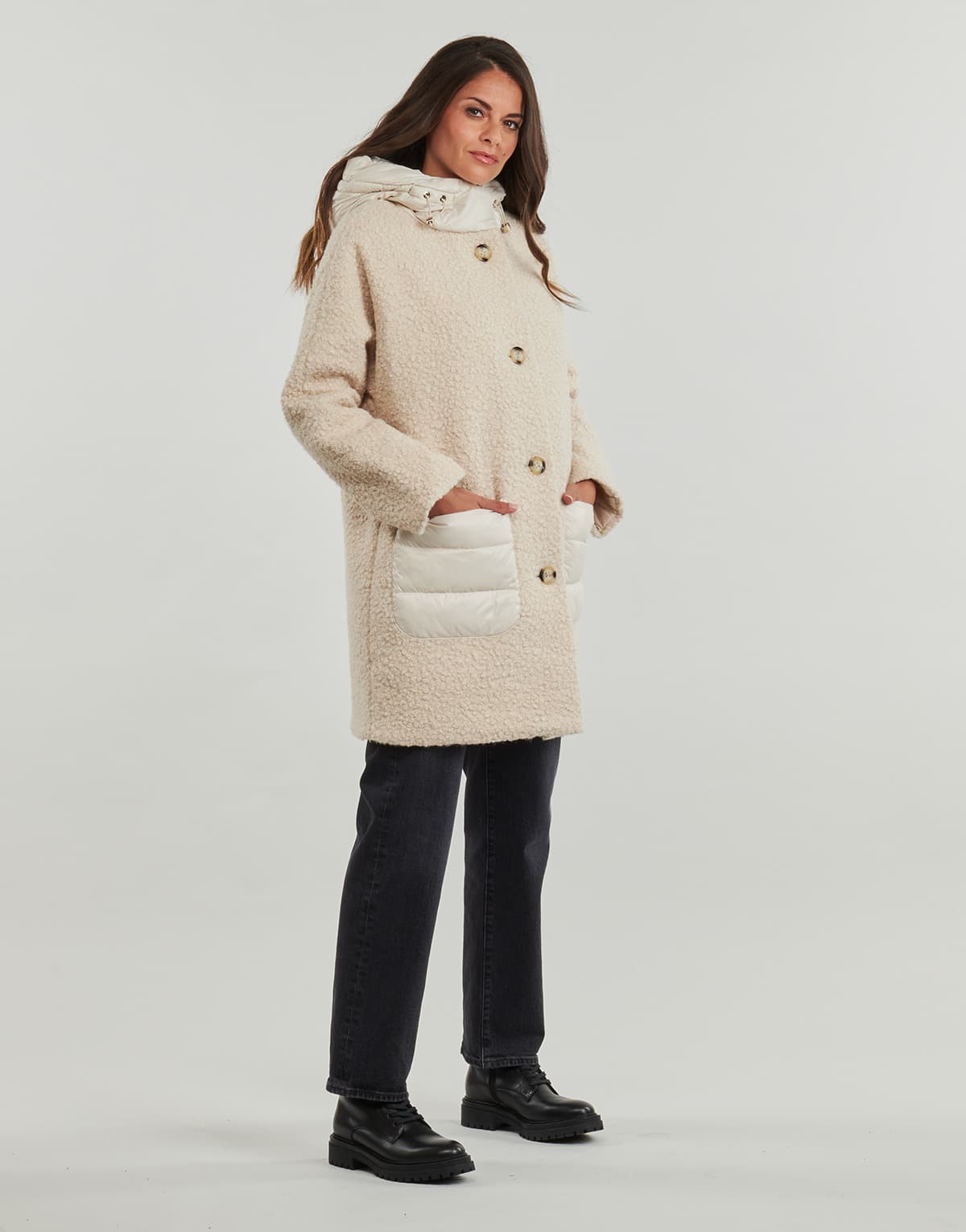 Women's Coats Geox Beige