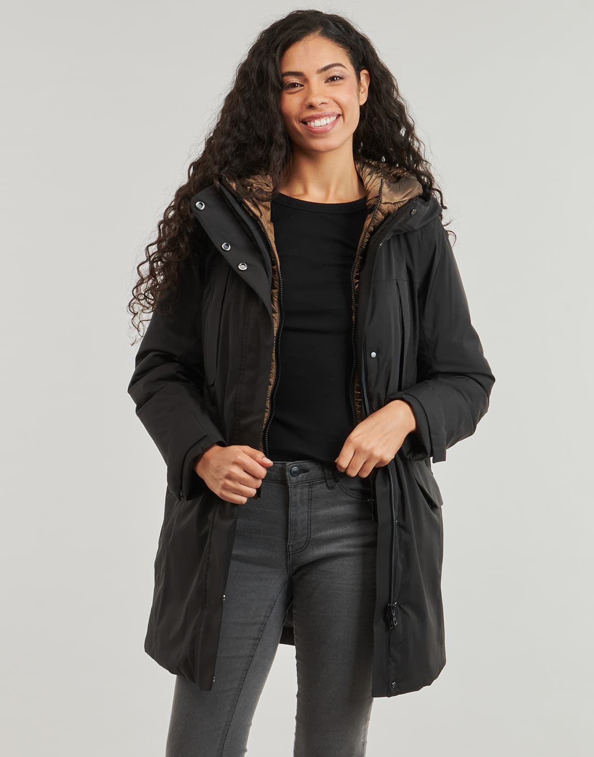 Women's Parkas Geox Black