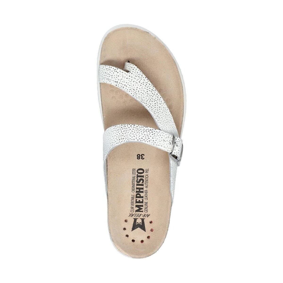 Women's Flip Flops Mephisto Gray