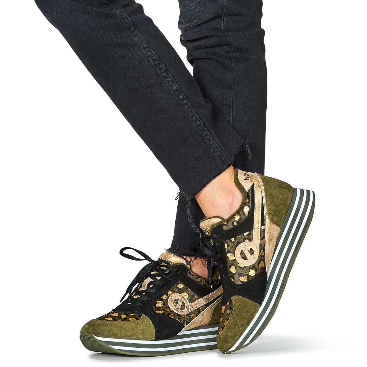 Women's Sneakers No Name Khaki