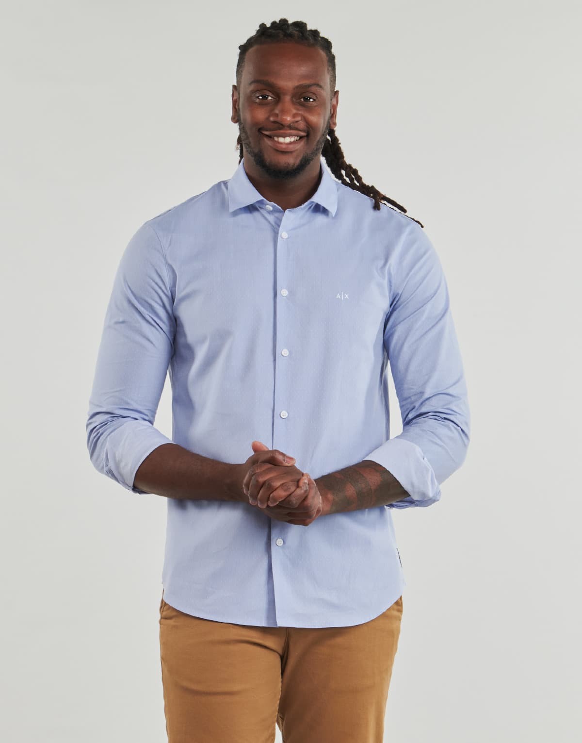 Men's Shirts Armani Exchange Blue