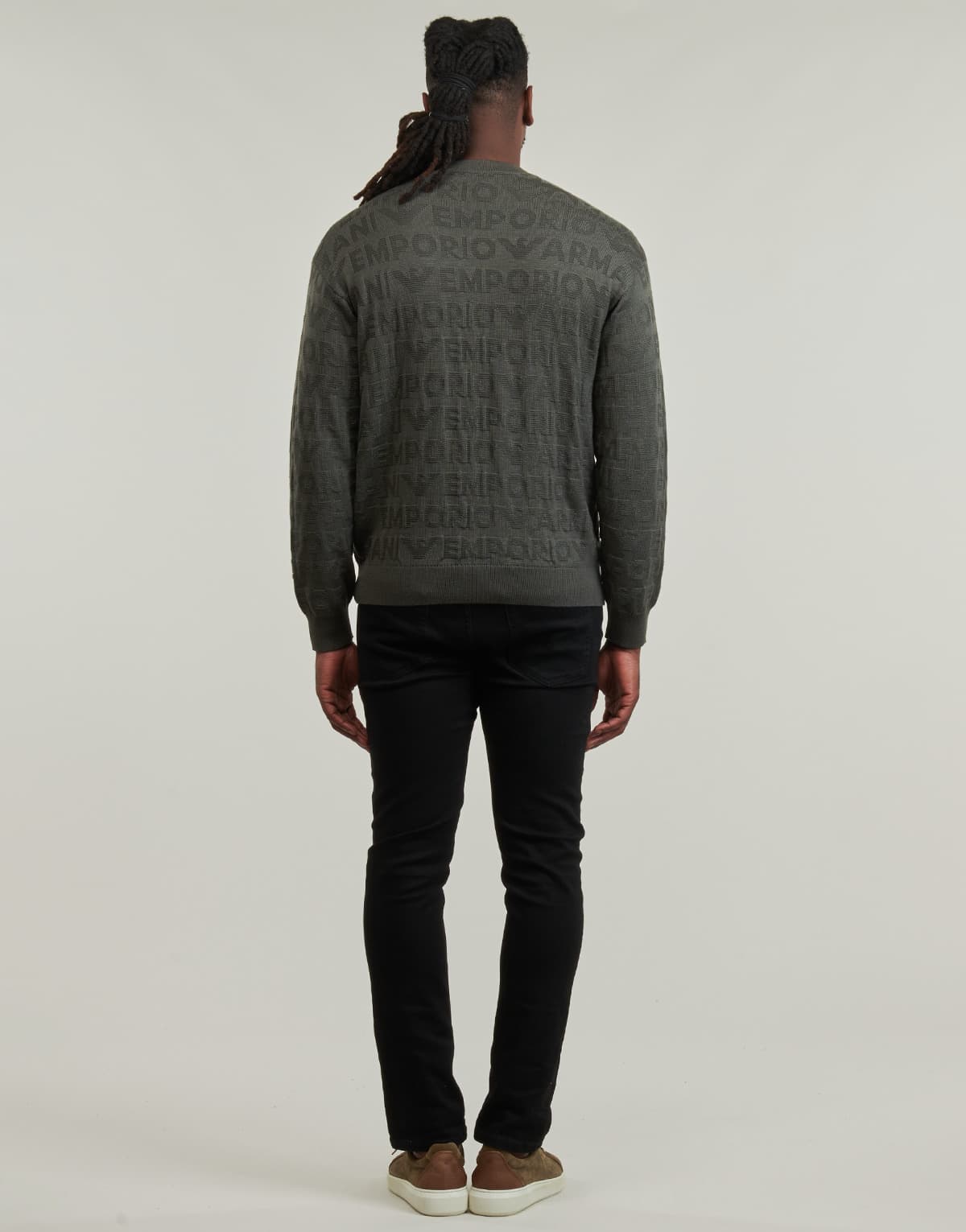 Men's Sweaters Emporio Armani Brown