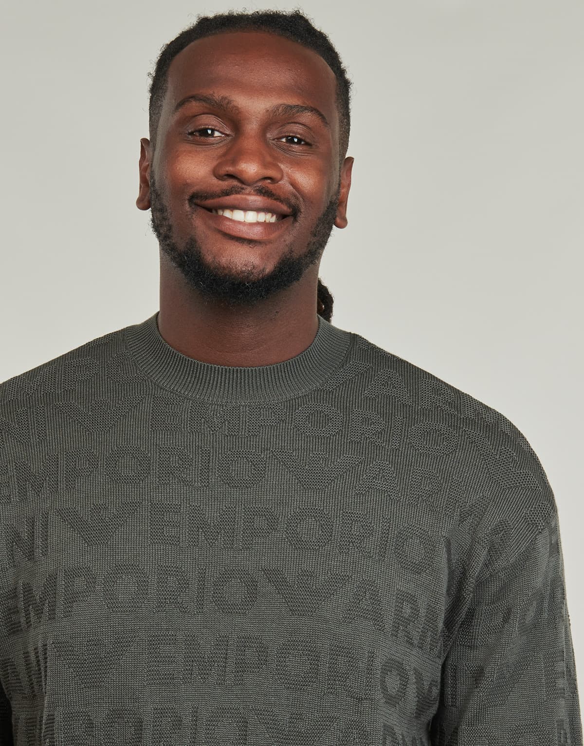 Men's Sweaters Emporio Armani Brown