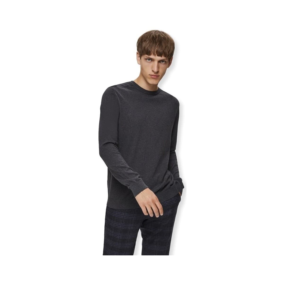 Πουλόβερ Selected Noos Berg Crew Knit - Navy Blazer