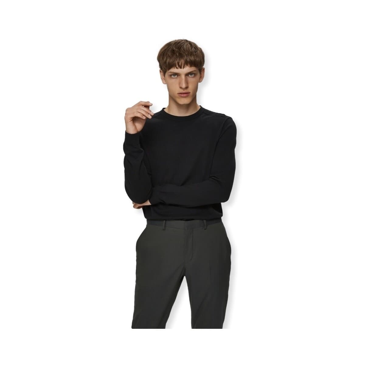 Men's Sweaters Selected Black