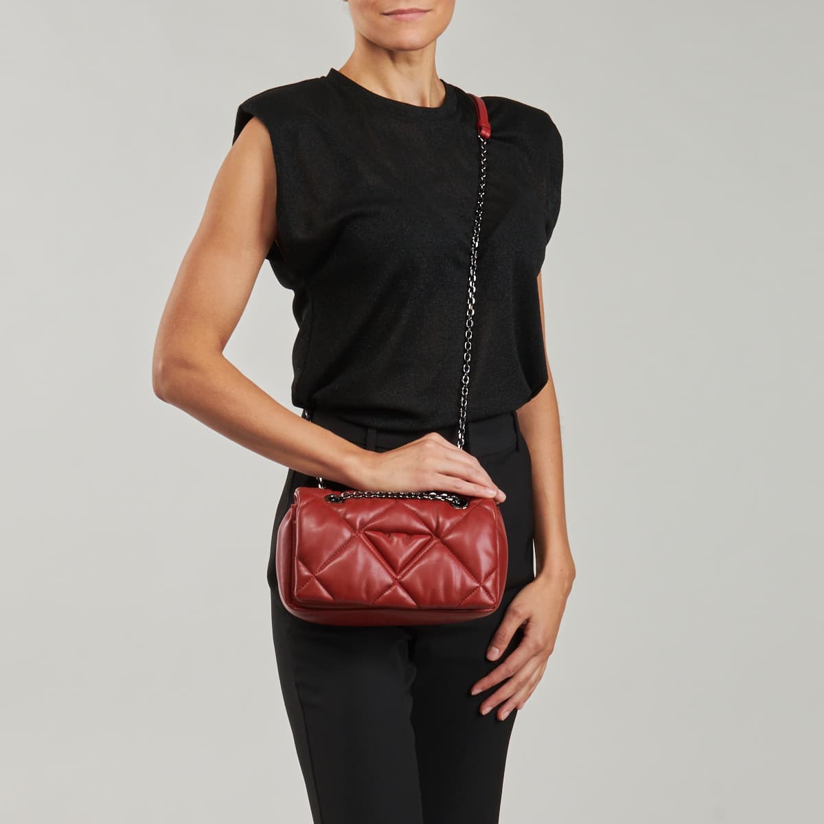 Women's Shoulder Bags Emporio Armani Red