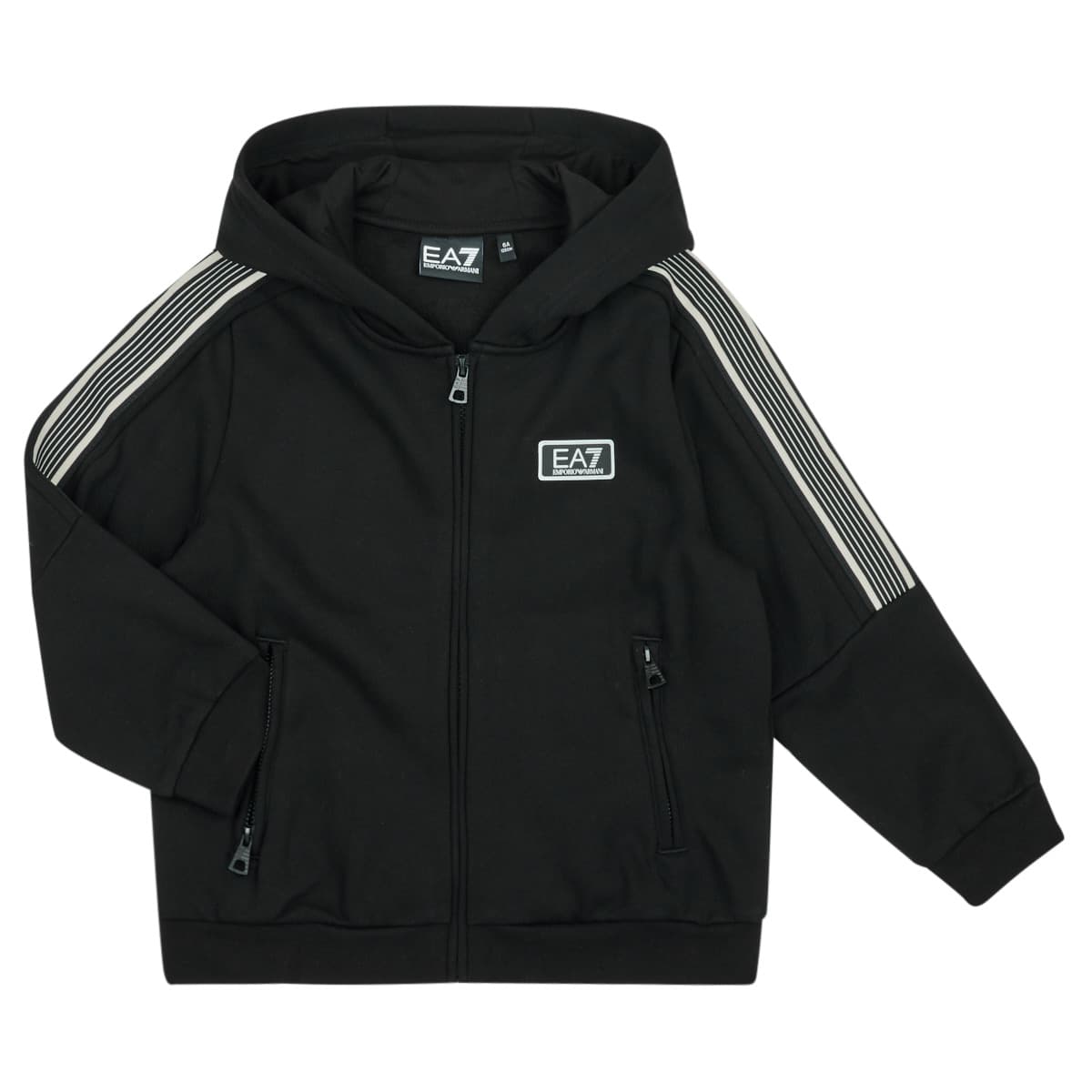 T-shirt με κουκούλα Emporio Armani EA7 7 LINES SWEATSHIRT 6DBM61