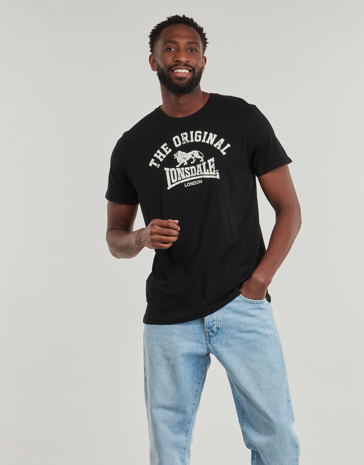 Men's T-Shirts Lonsdale Black