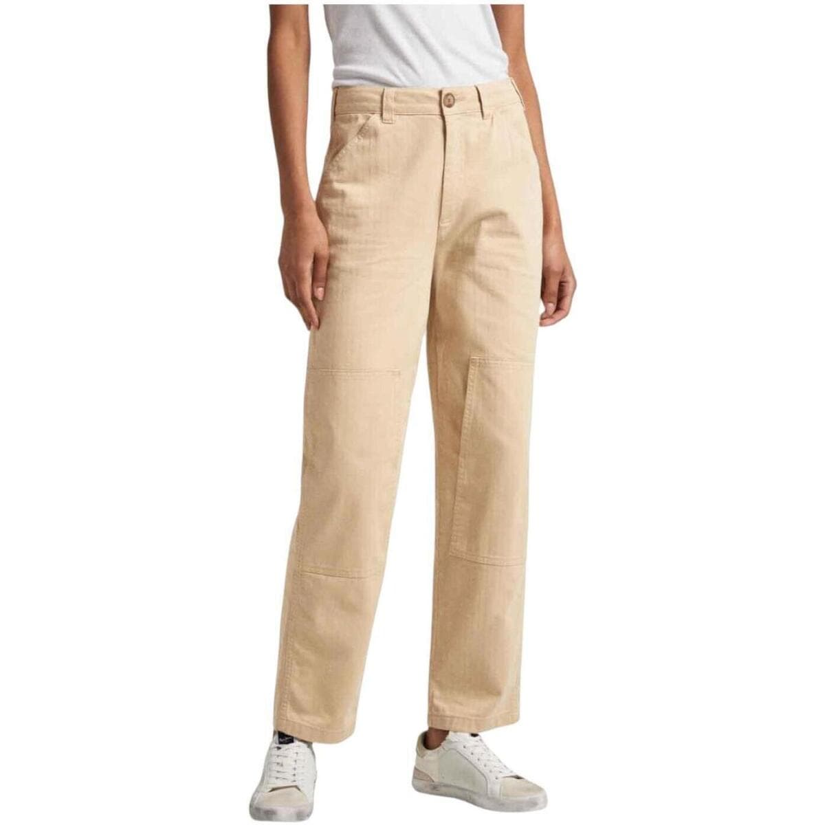 Women's Pants Pepe Jeans Beige