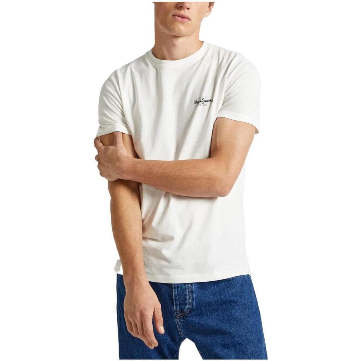 Men's T-Shirts Pepe Jeans White