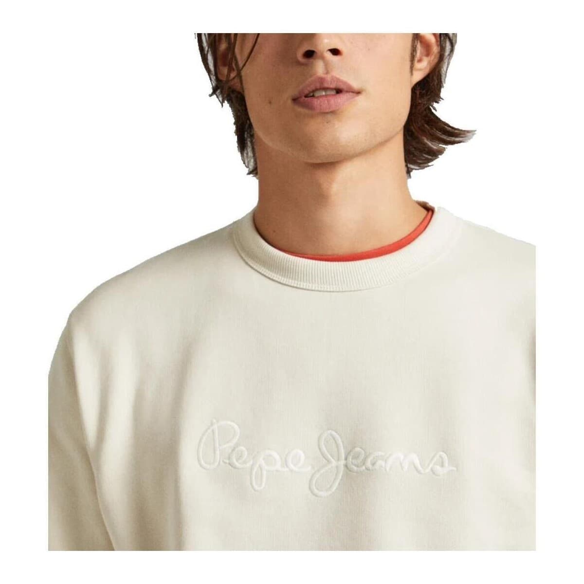 Men's Sports T-Shirts Pepe Jeans Beige