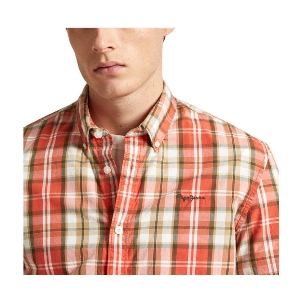 Men's Shirts Pepe Jeans Orange