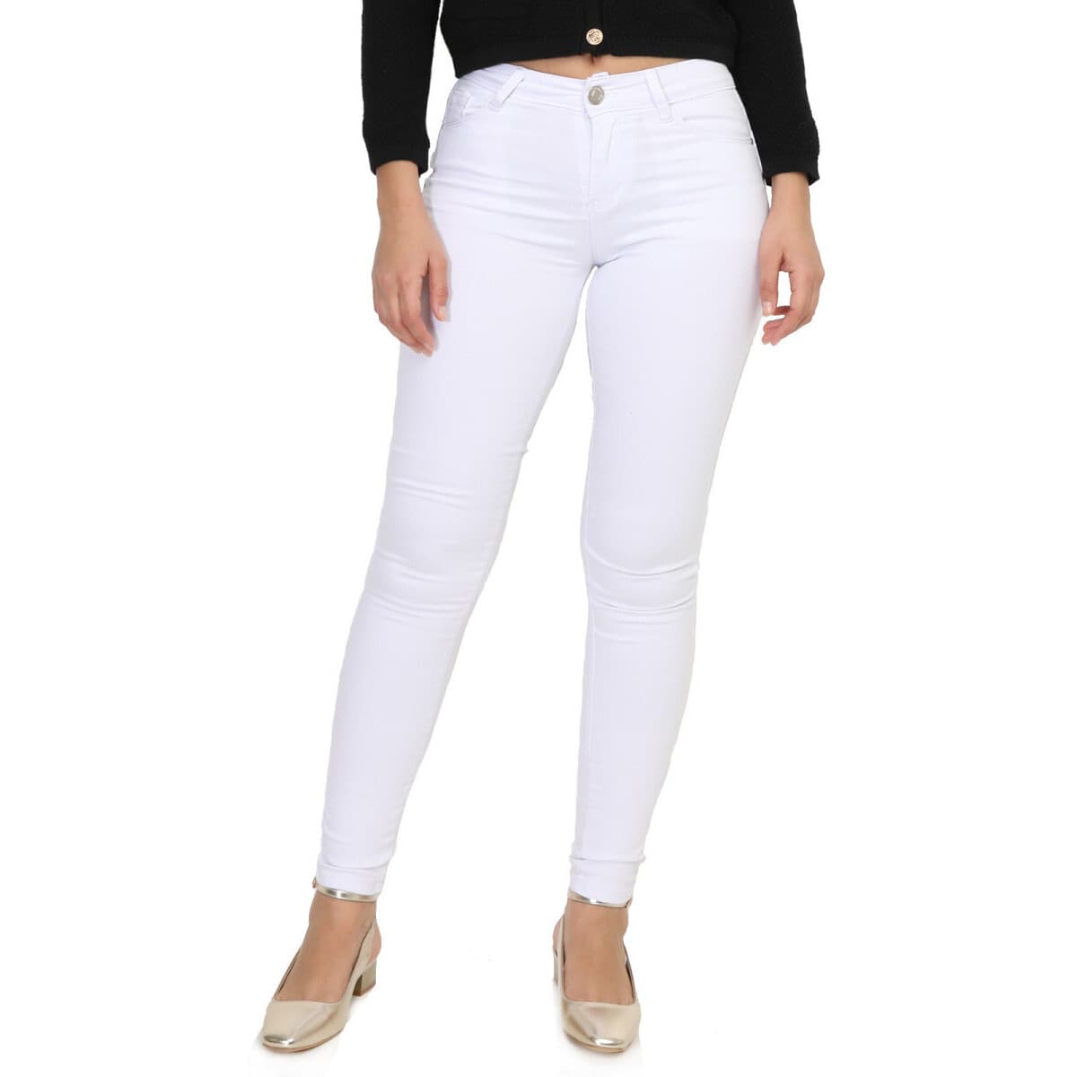 Women's Jeans La Modeuse White