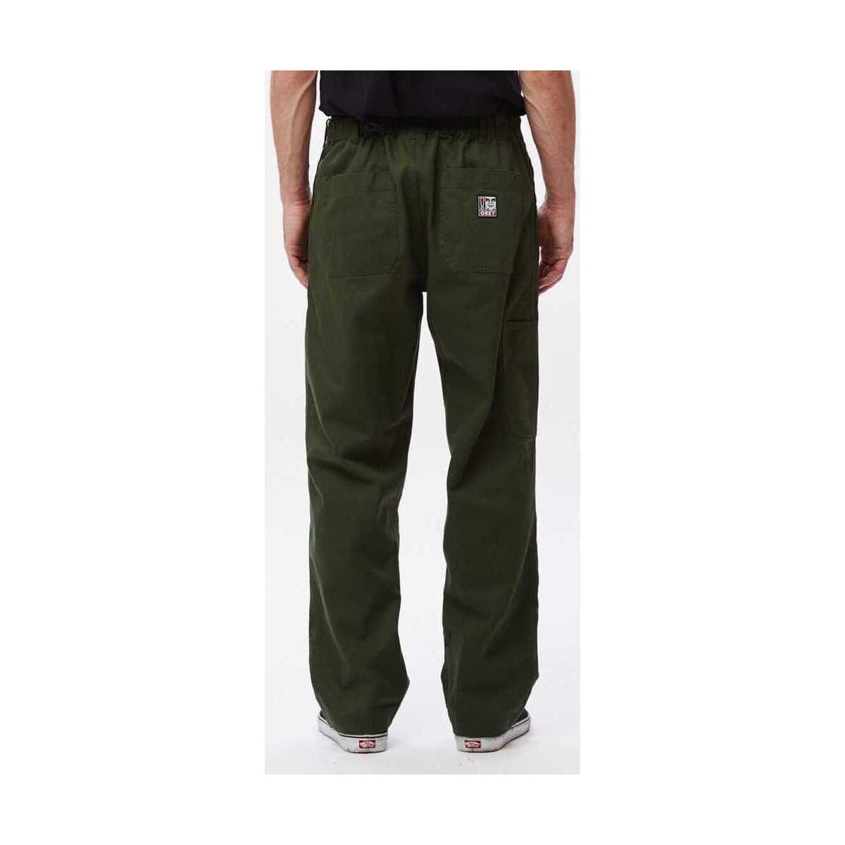 Men's Pants Obey Green