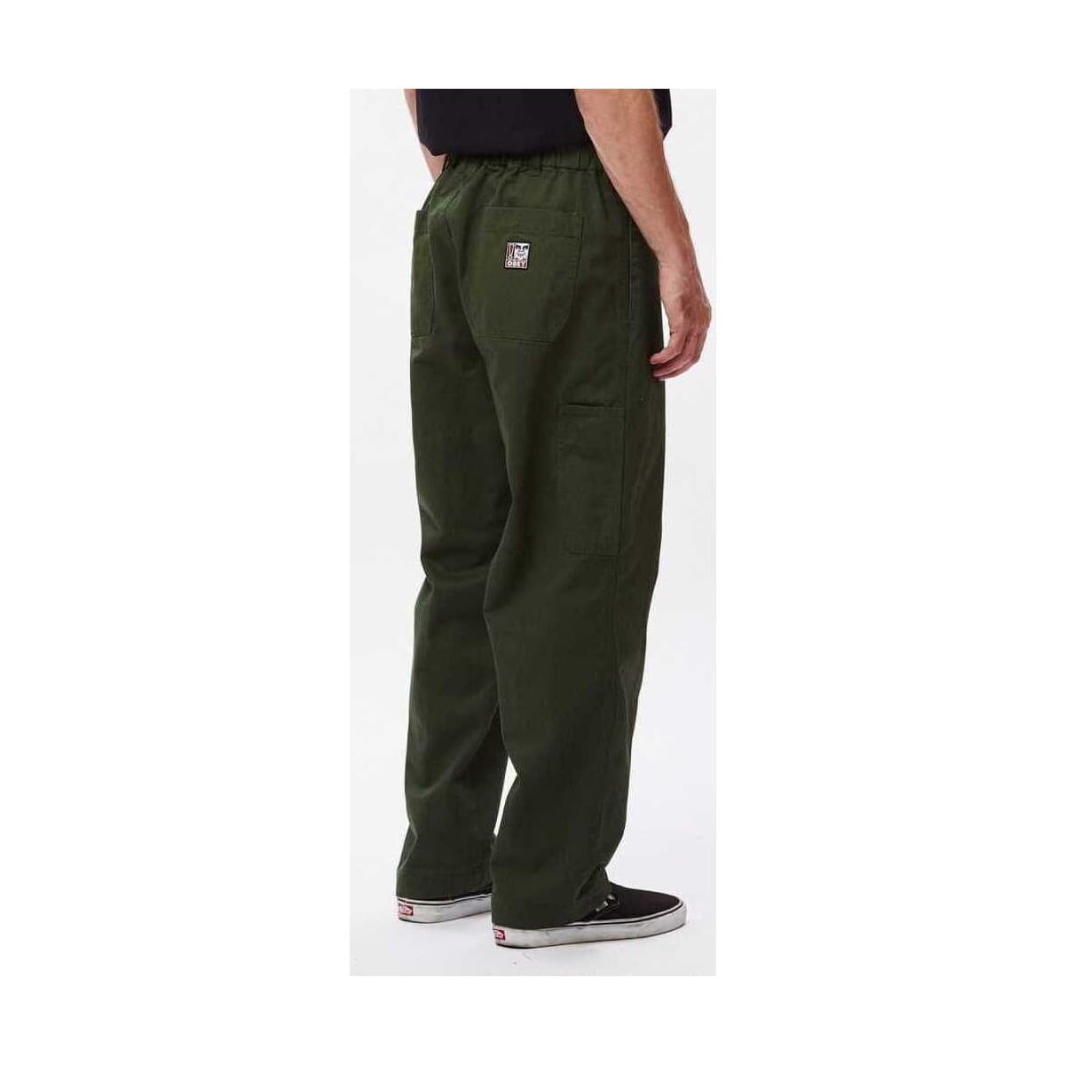 Men's Pants Obey Green