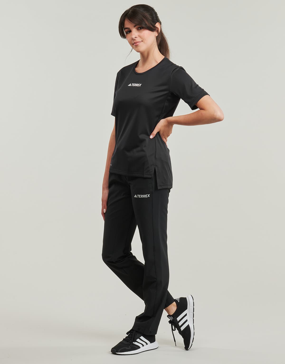 Women's T-Shirts adidas Black