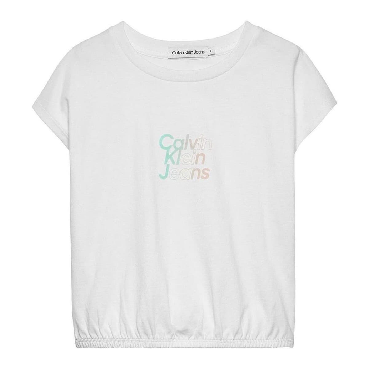 Girls' T-Shirts Calvin Klein White