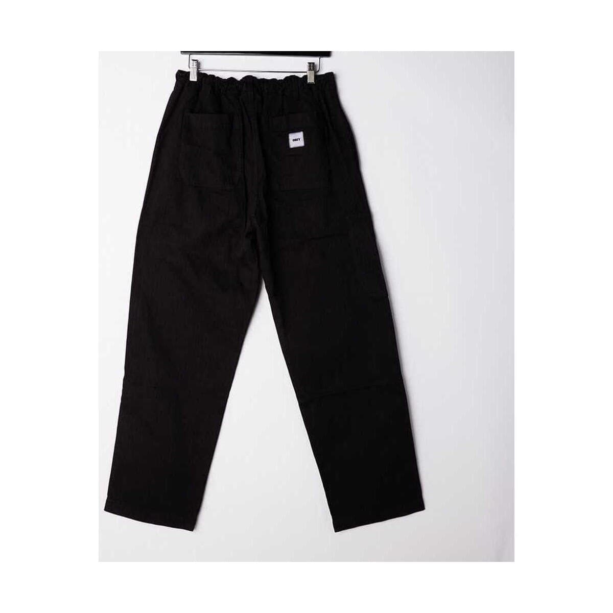 Men's Pants Obey Black