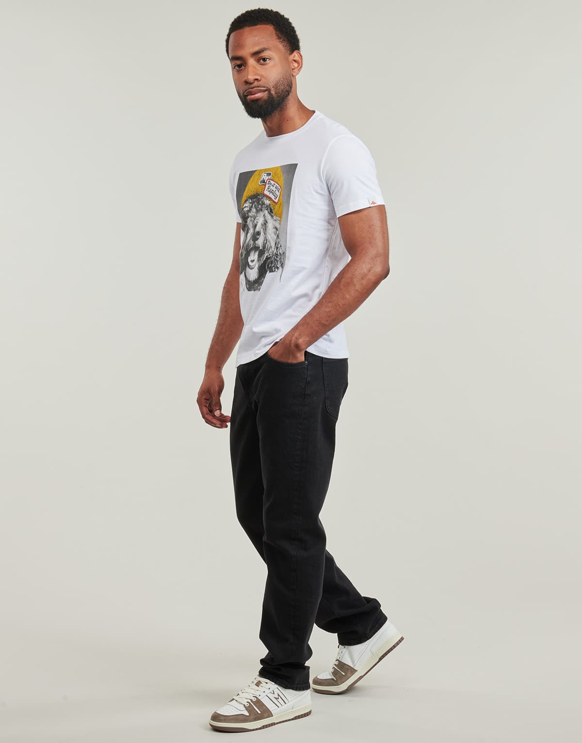 Men's T-Shirts Replay White