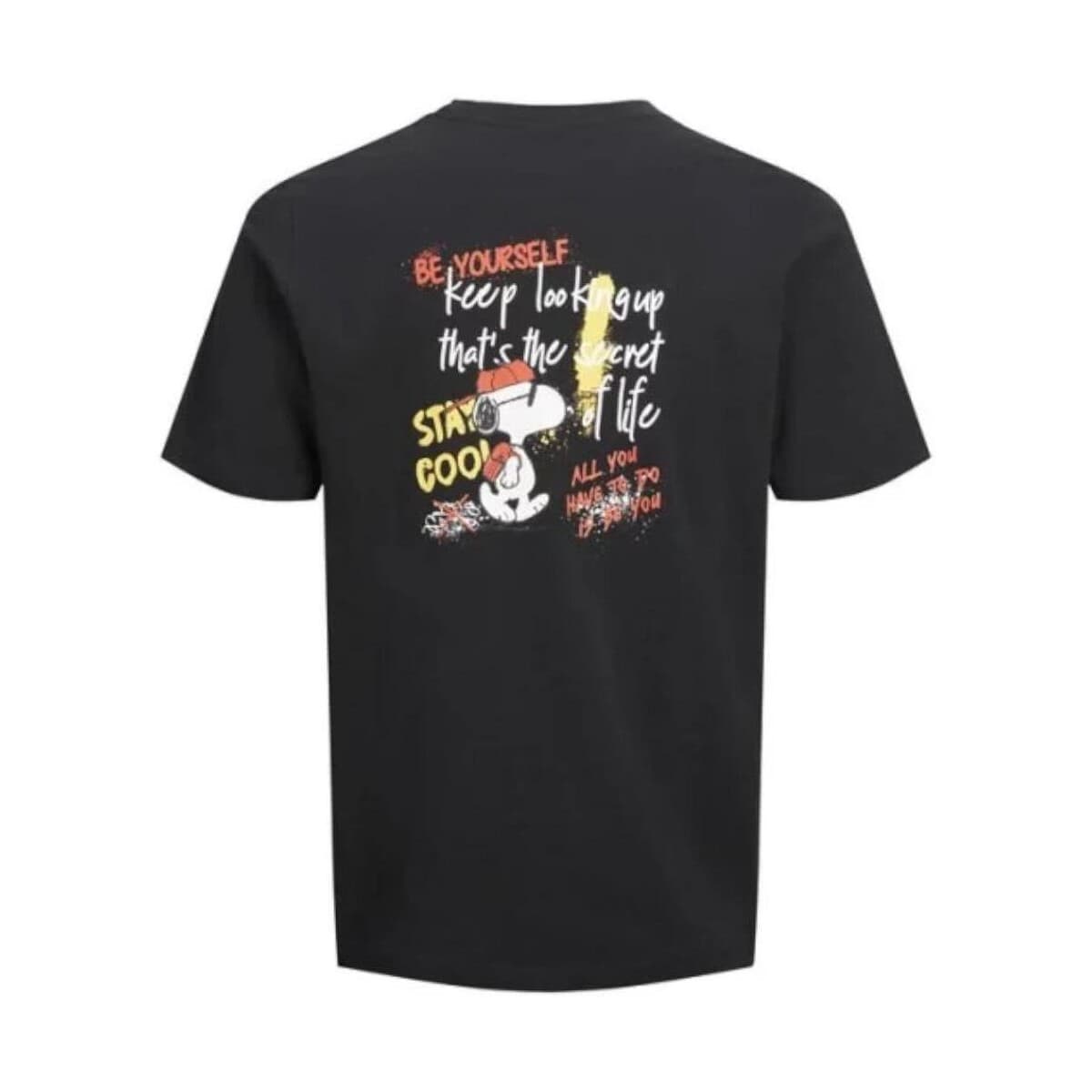 Men's T-Shirts Jack & Jones Black