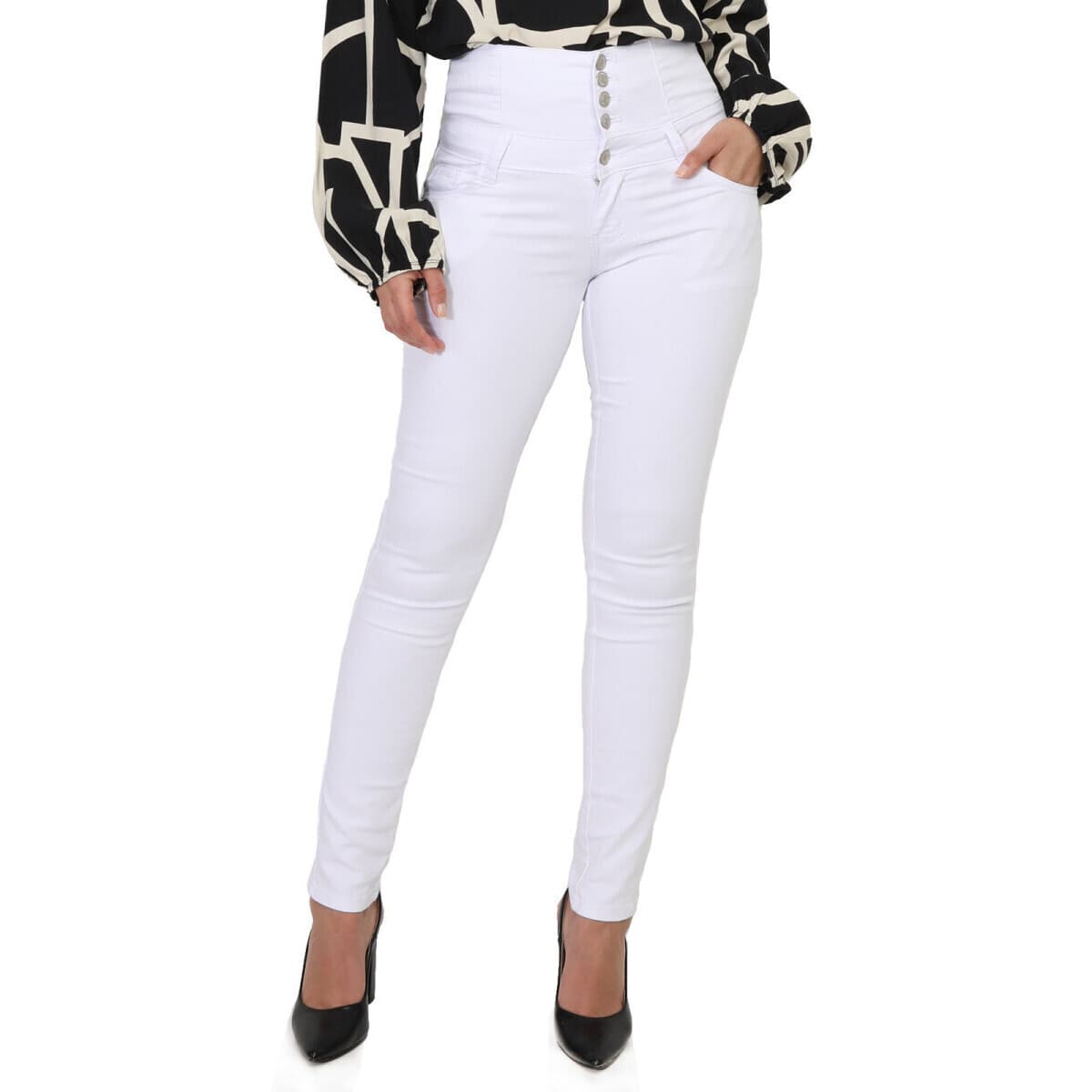 Women's Jeans La Modeuse White