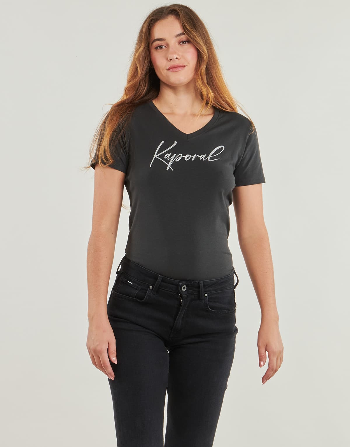 Women's T-Shirts Kaporal Black