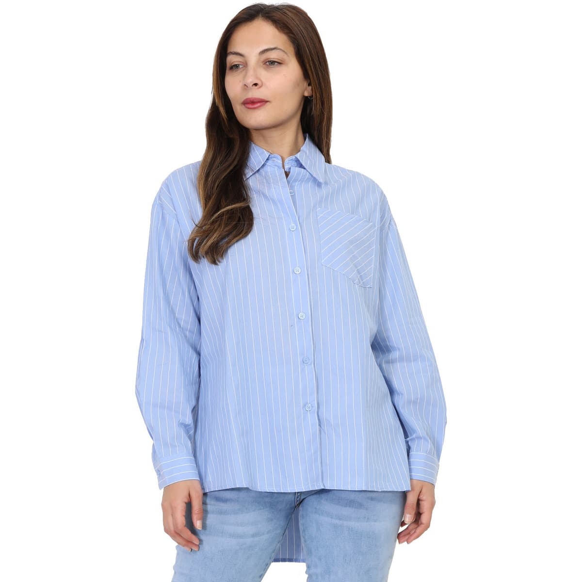 Women's Shirts La Modeuse Blue