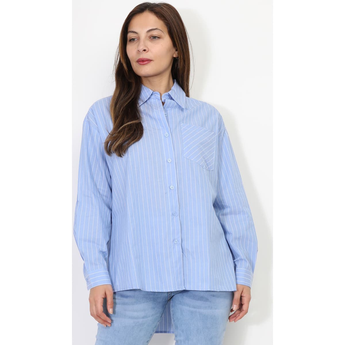 Women's Shirts La Modeuse Blue