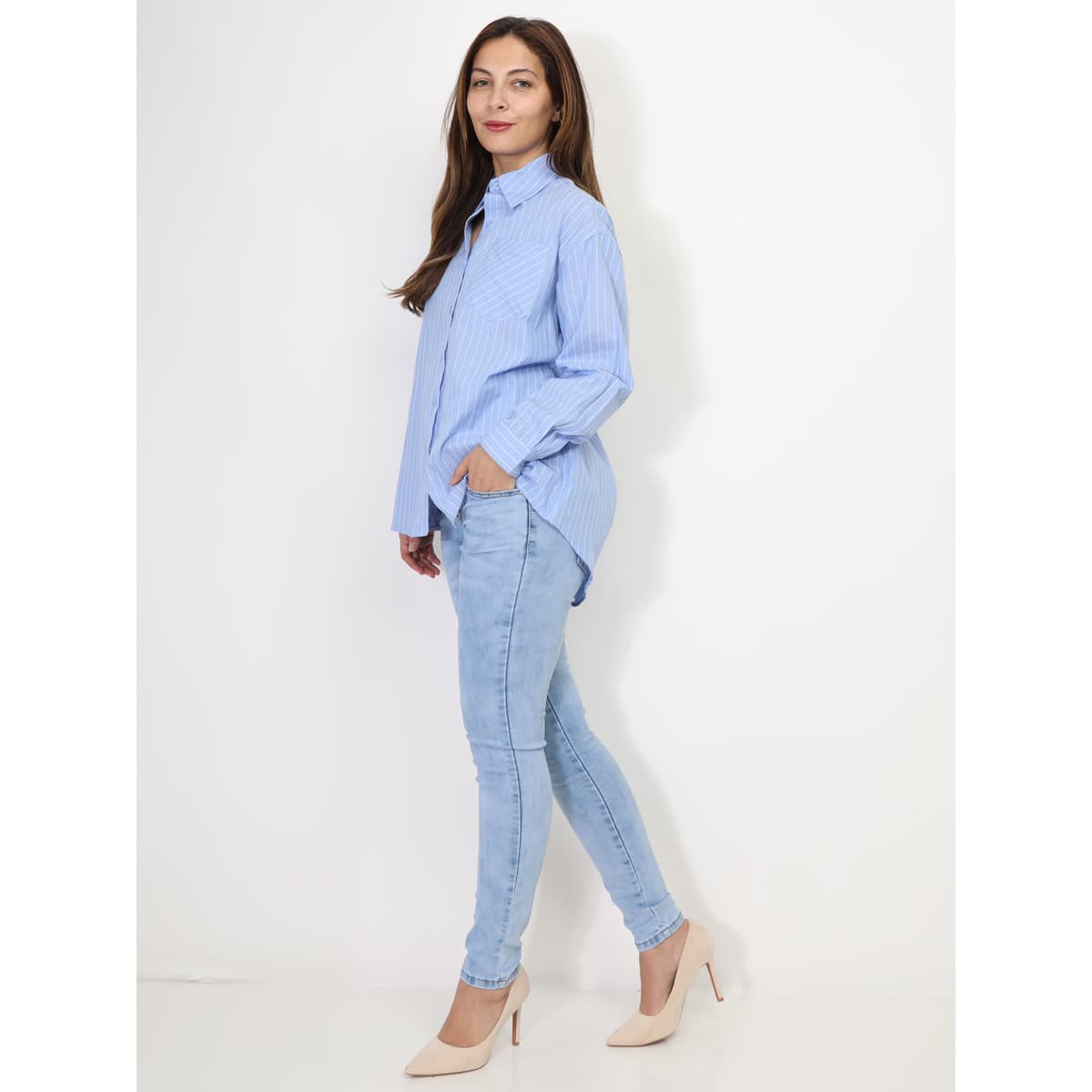 Women's Shirts La Modeuse Blue