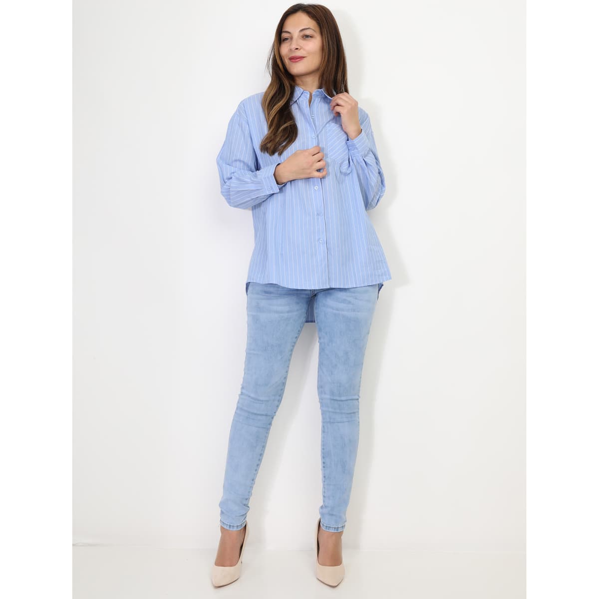 Women's Shirts La Modeuse Blue