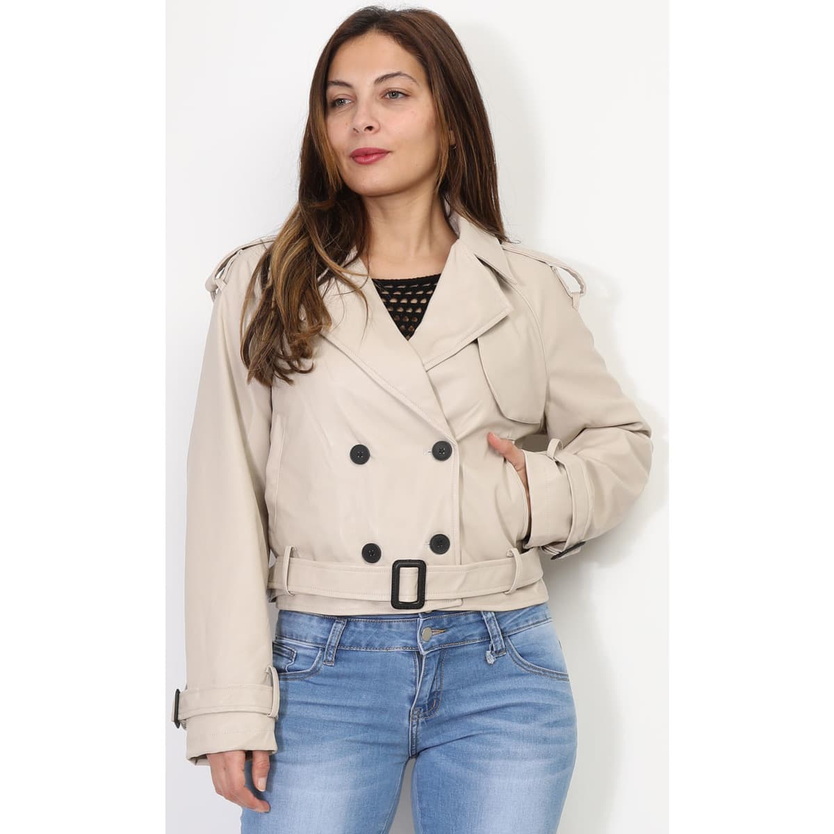 Women's Blazers La Modeuse Beige