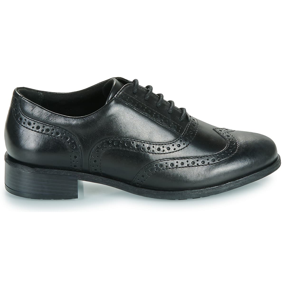 Women's Derby Shoes Clarks Black