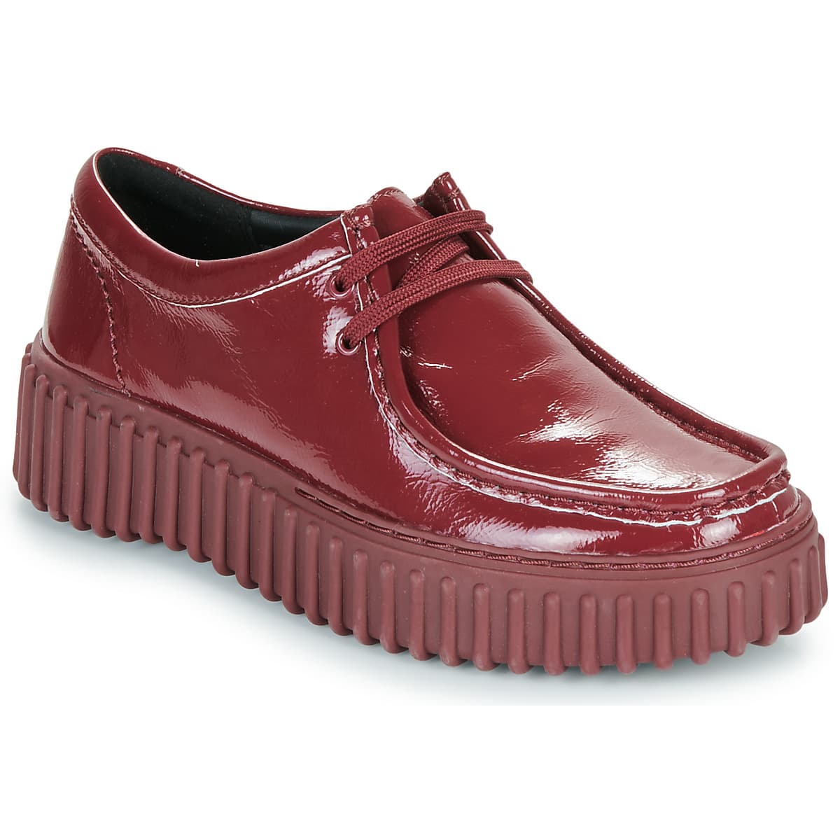 Women's Derby Shoes Clarks Red