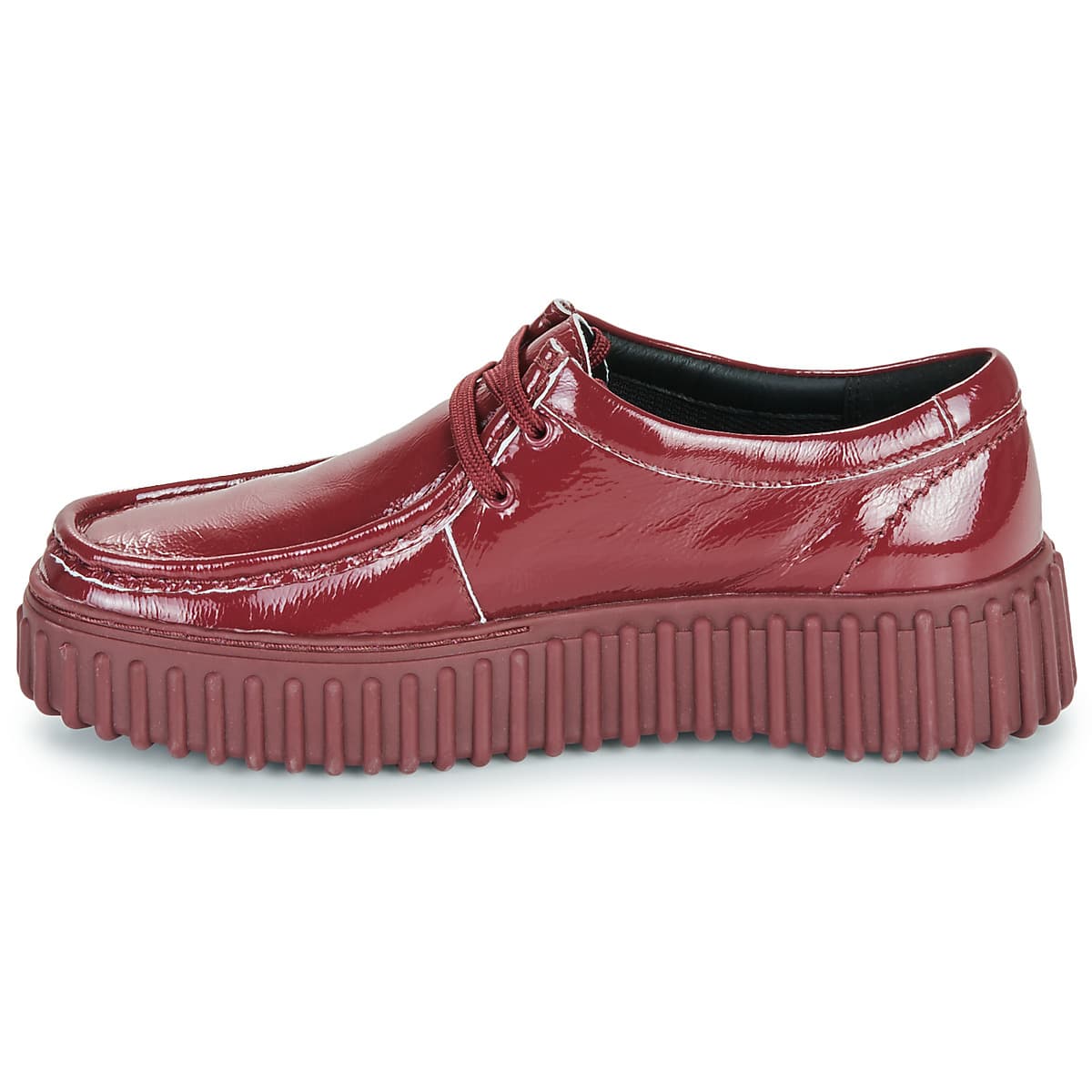 Women's Derby Shoes Clarks Red
