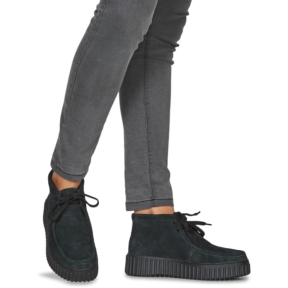 Women's Derby Shoes Clarks Black