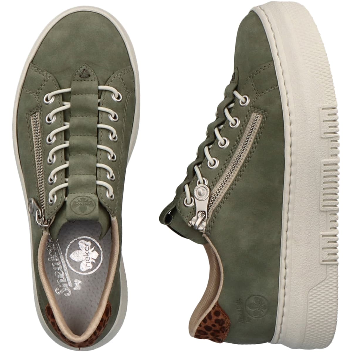 Women's Sneakers Rieker Green