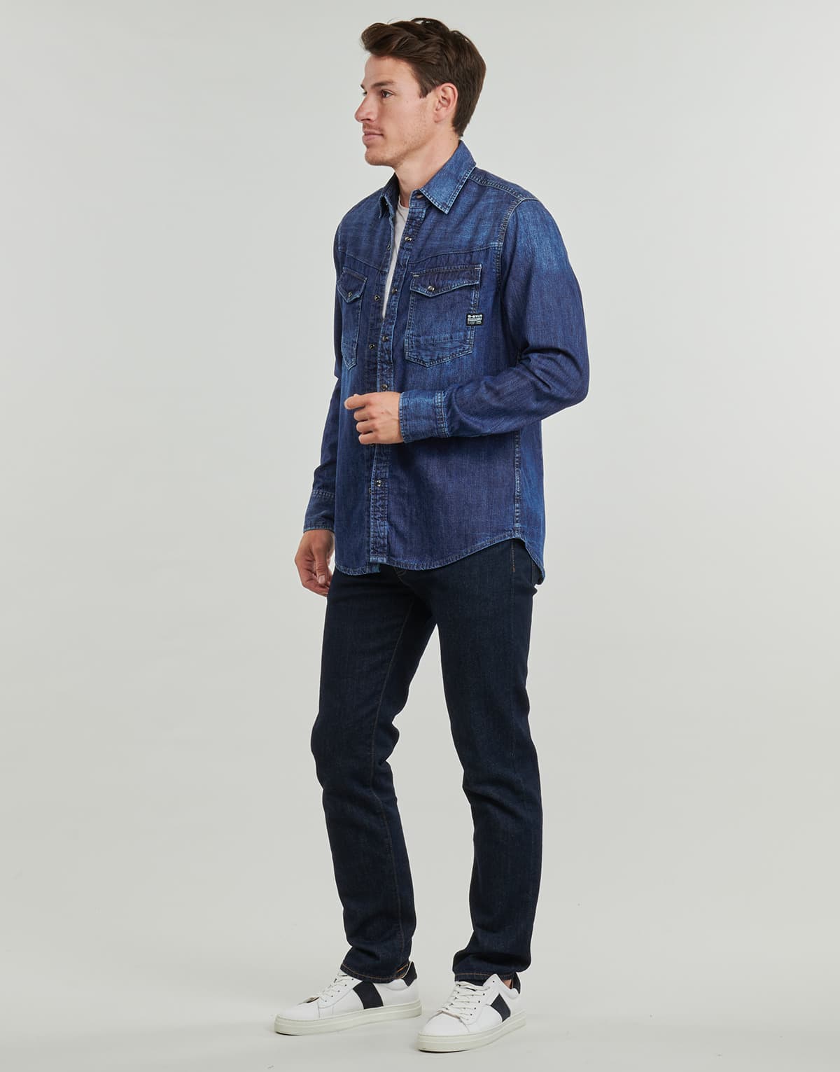 Men's Shirts G-Star Raw Blue
