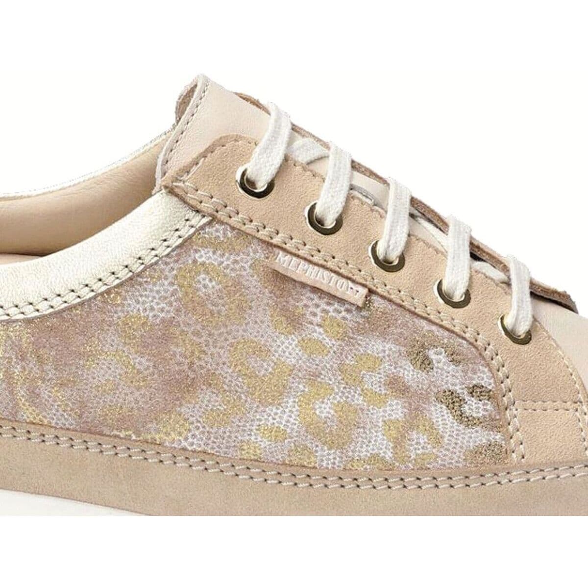 Women's Derby Shoes Mephisto Beige