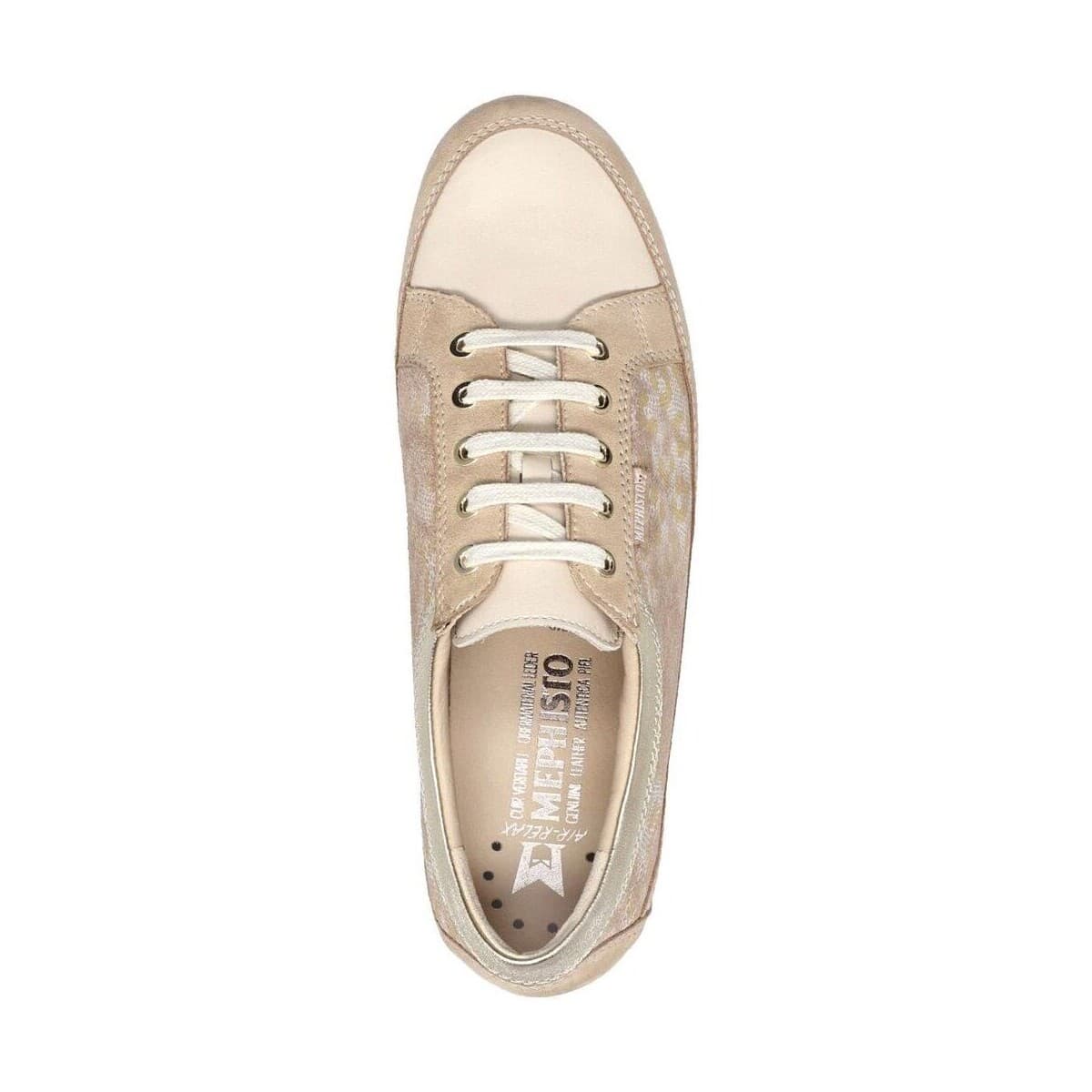 Women's Derby Shoes Mephisto Beige