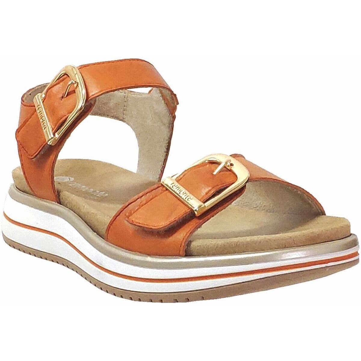Women's Platforms Remonte Orange