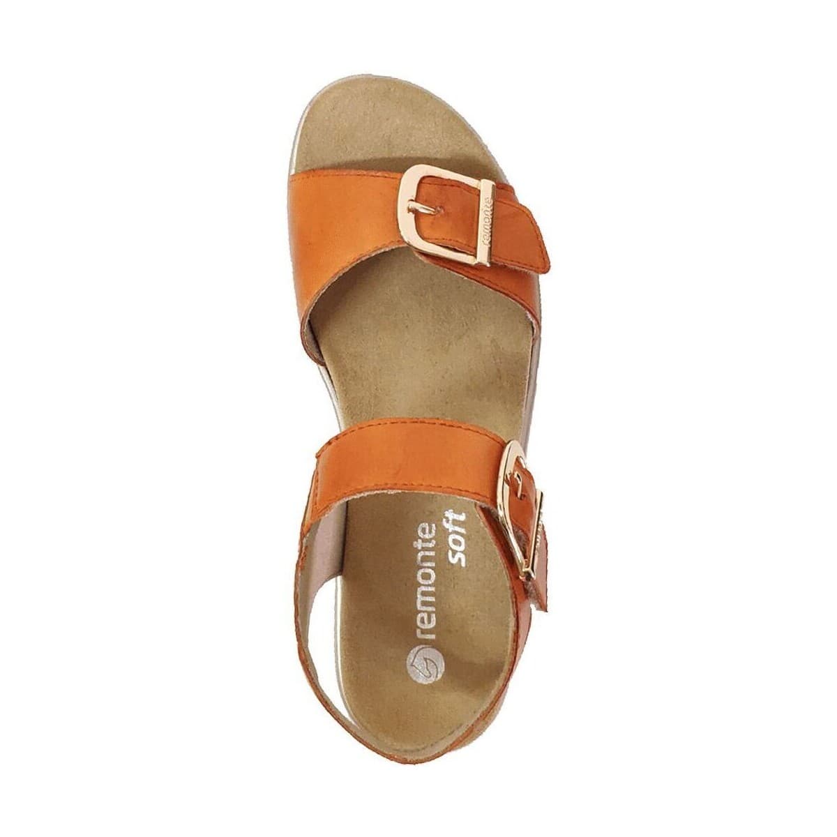Women's Platforms Remonte Orange
