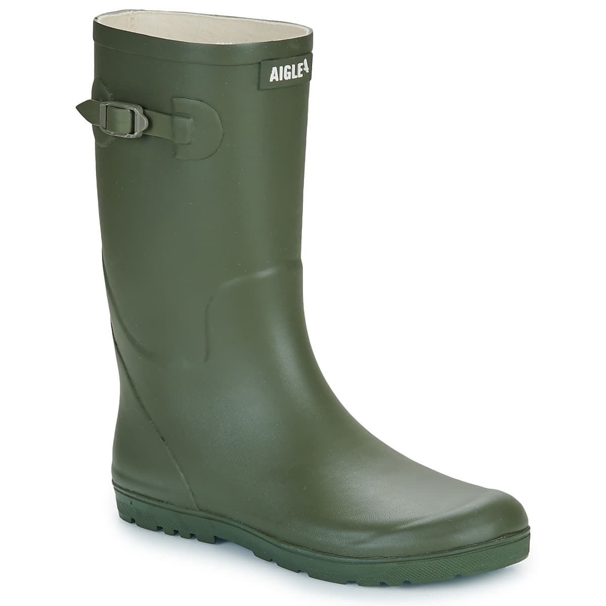 Boys' Wellington Boots Aigle Khaki