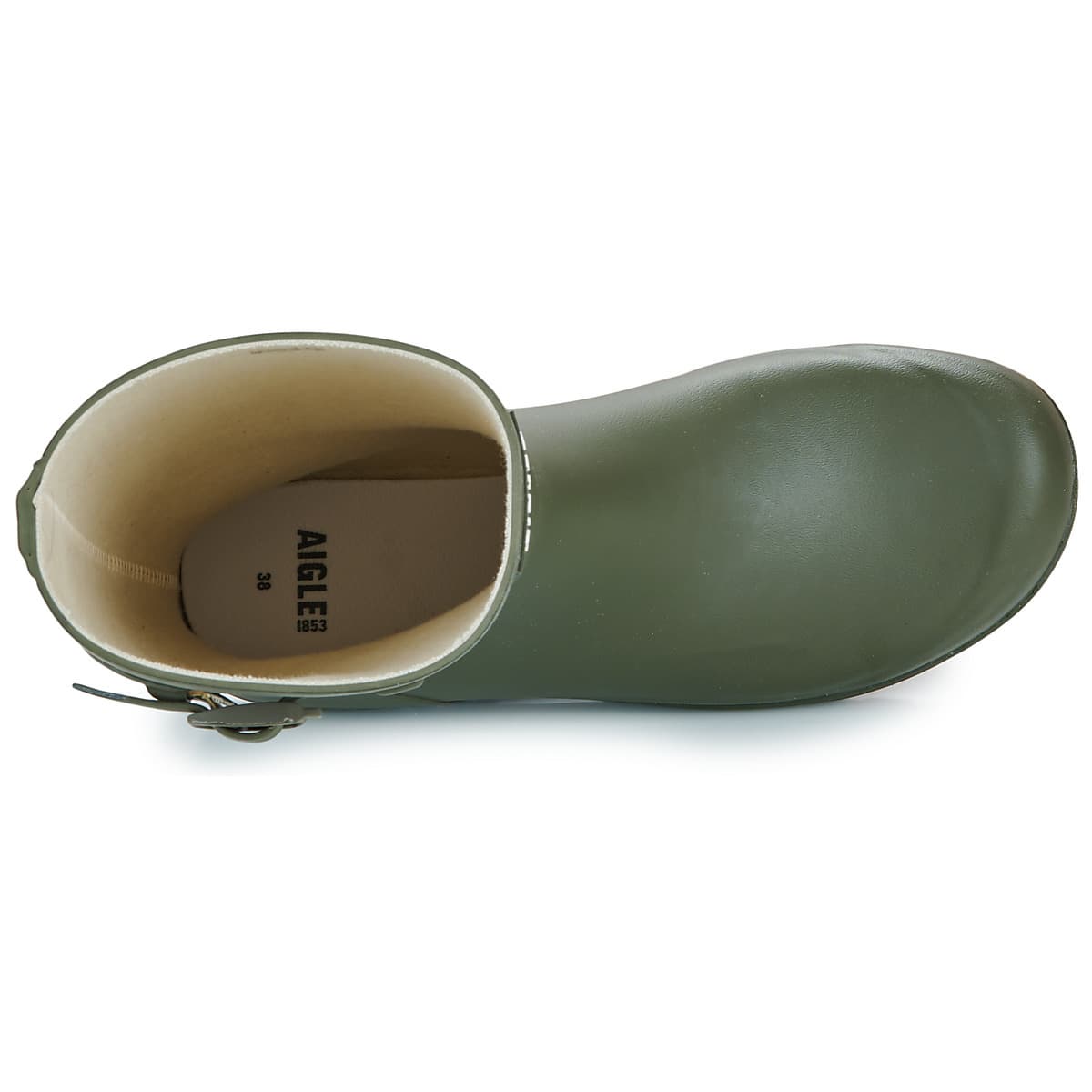 Girls' Wellington Boots Aigle Khaki