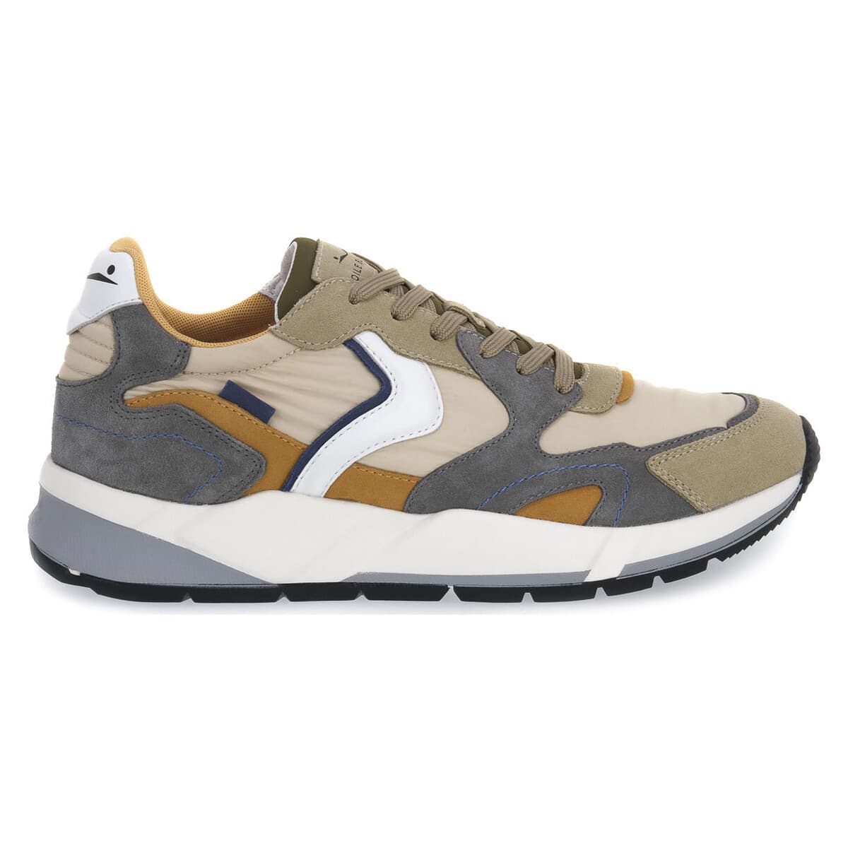 Men's Sneakers Voile Blanche Beige