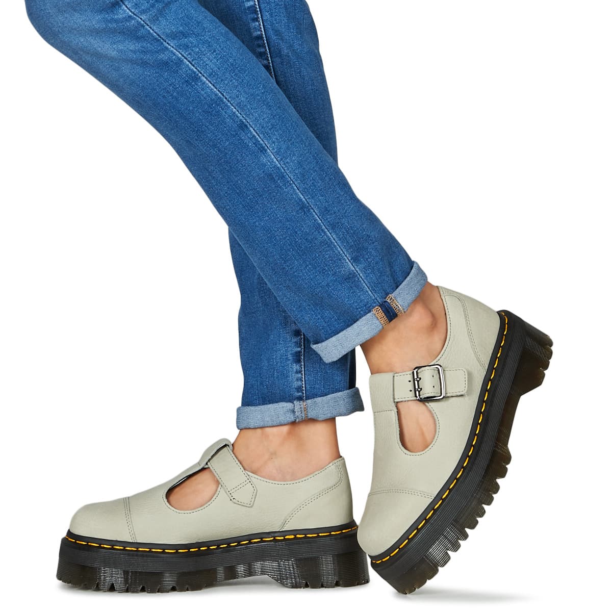 Women's Derby Shoes Dr. Martens Beige