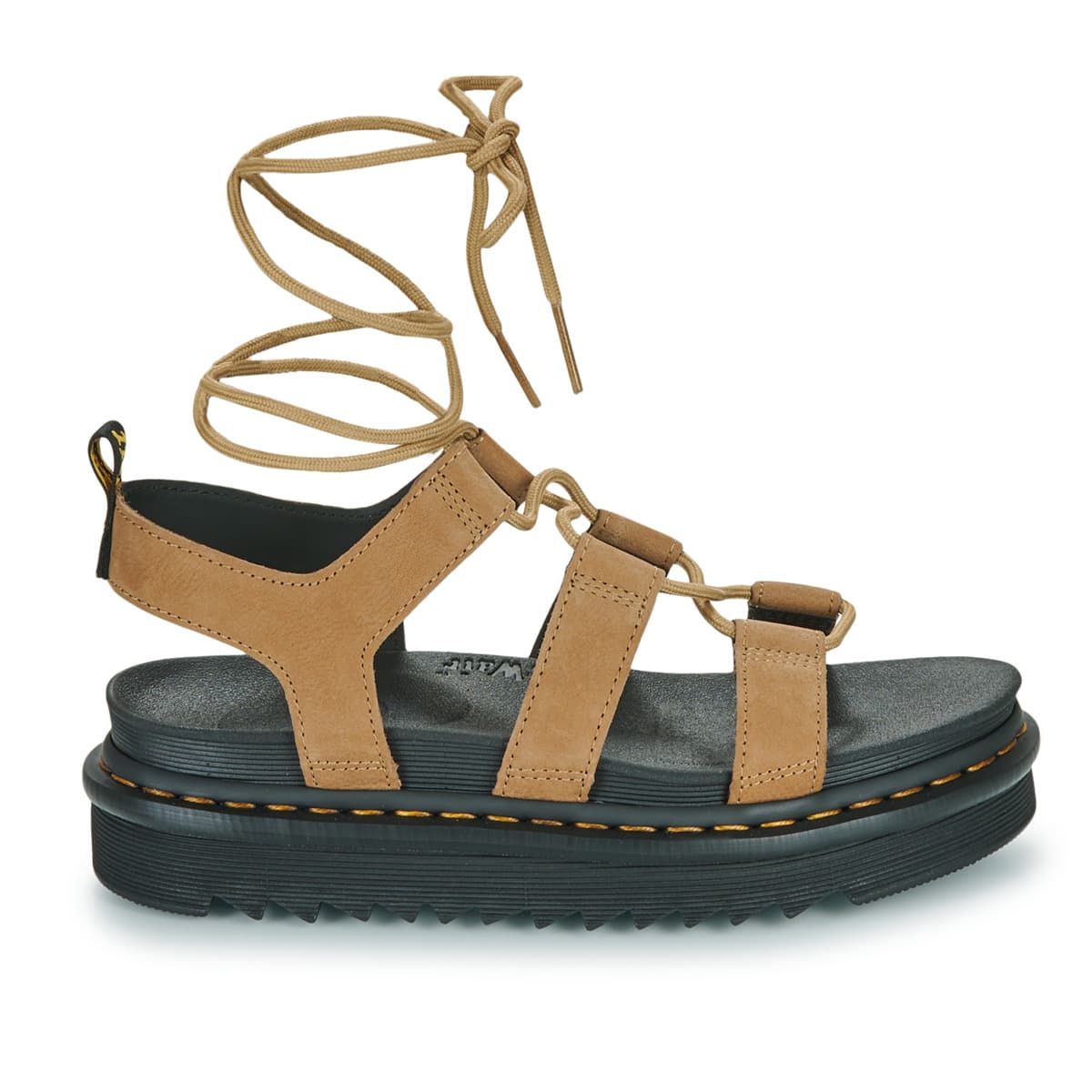 Women's Platforms Dr. Martens Beige