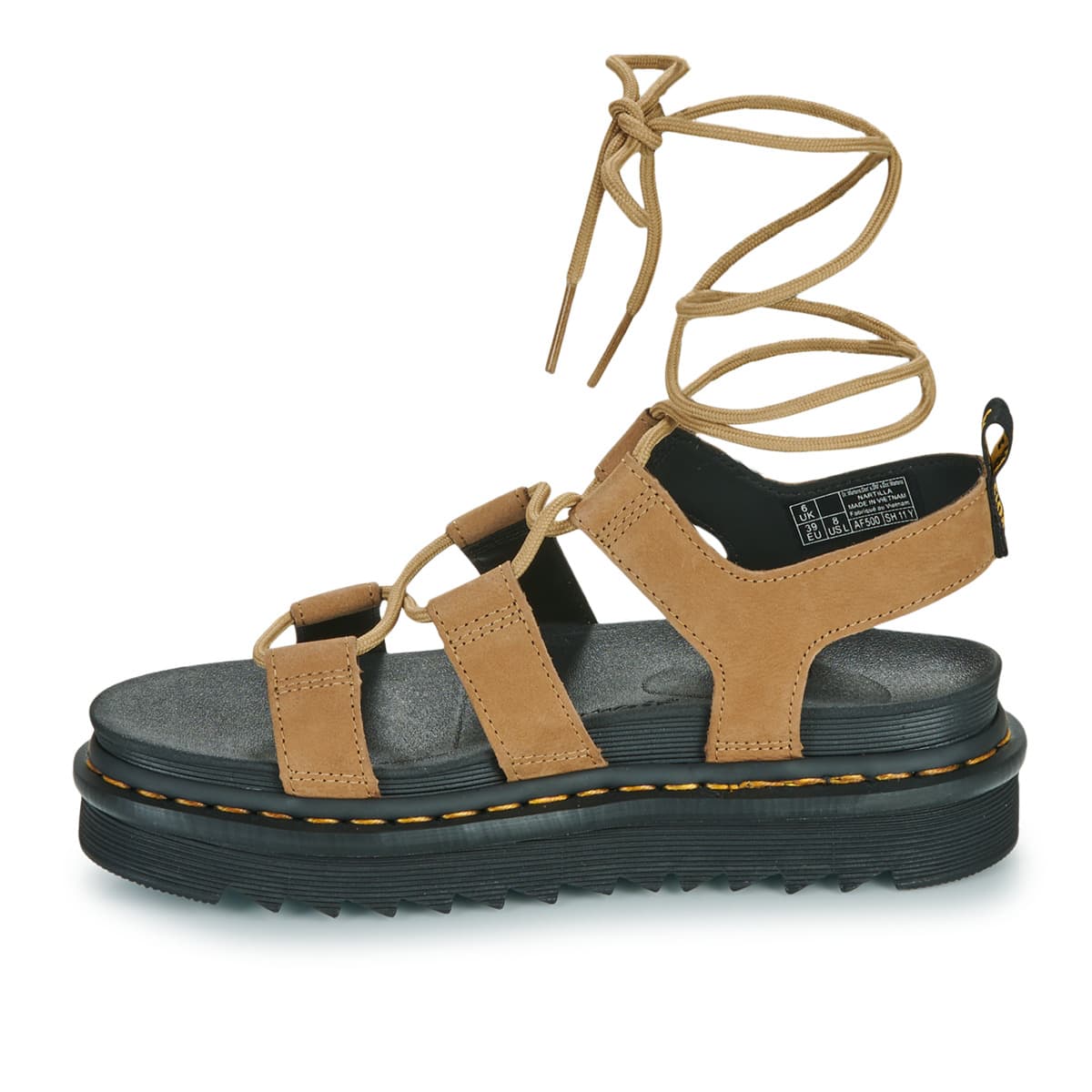 Women's Platforms Dr. Martens Beige