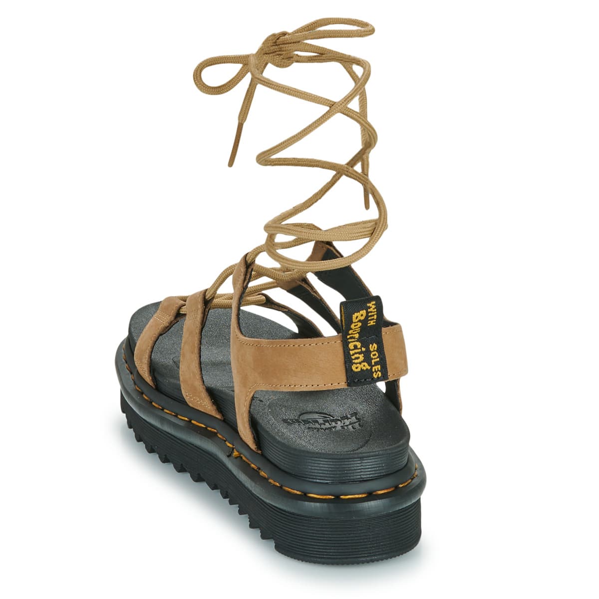 Women's Platforms Dr. Martens Beige