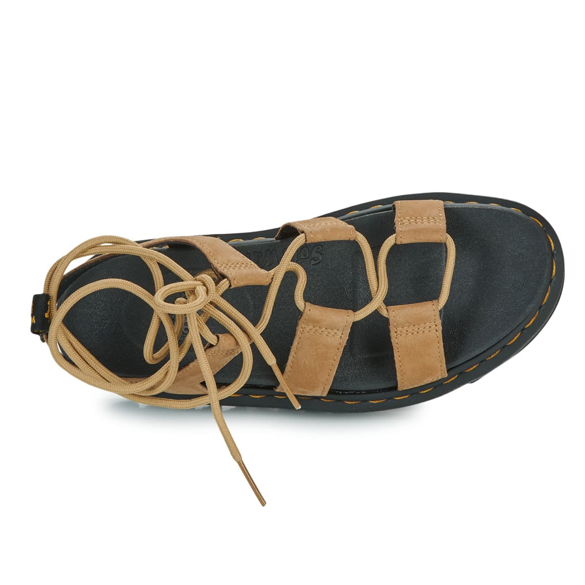 Women's Platforms Dr. Martens Beige